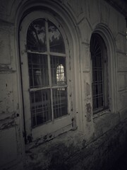 window in the old building