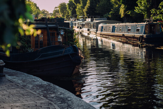 Little Venice canal in London, United Kingdom