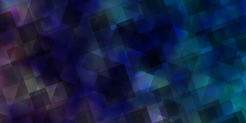 Fototapeta premium Light Pink, Blue vector pattern with polygonal style.
