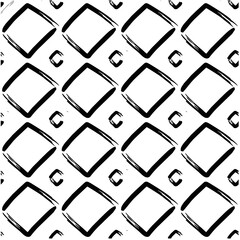 Seamless geometric vector pattern with rhombus