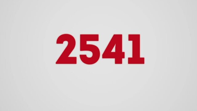 3k Minimalistic counter video for social networks. Video introduction for the reaching 3000 subscribers, followers or likes.