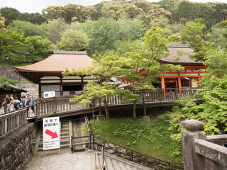 Templo Kiyomizudera, en Kioto, Japón