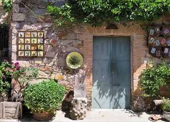 Naklejka premium Stylish country house in San Miguel de Allende, Mexico