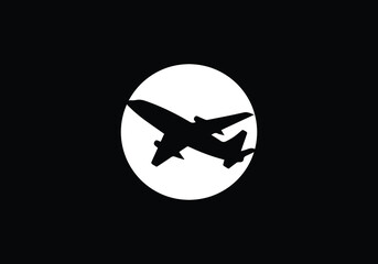 Aviation Letter A Logo, Aviation logo, Flying symbol. Flight icon