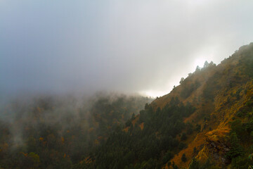 Poon Hill viewpoint at noon