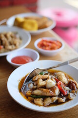 grilled chicken with vegetables