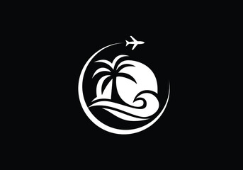 Aviation Letter A Logo, Aviation logo, Flying symbol. Flight icon