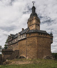 Fototapeta na wymiar castle Falkenstein in saxony-anhalt, germany
