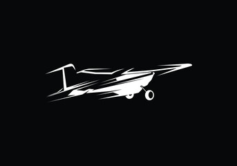 Naklejka na ściany i meble Aviation Letter A Logo, Aviation logo, Flying symbol. Flight icon