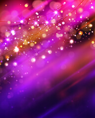 Magic background with bokeh and stars.