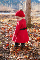 Girl in red