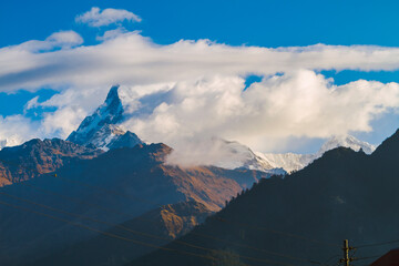 Annapurna mountains from Poon Hill viewpoint, Nepal