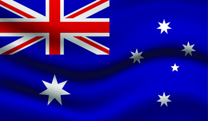 Australia Vector Flag. Vector illustration.