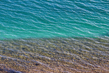 waves on the beach