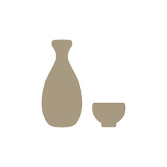 [japanese sake] vector icons