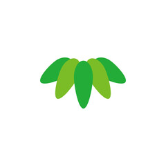 [Bamboo leaf] vector icons
