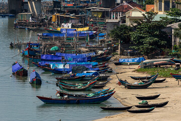 The port of Lang Co in Vietnam