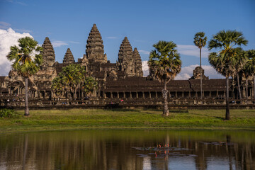 Fototapeta na wymiar Temple of Angkor Wat in Siem Reap