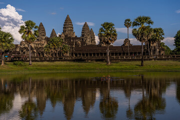 Fototapeta na wymiar Temple of Angkor Wat in Siem Reap