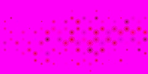 Obraz premium Light Pink vector layout with wry lines.