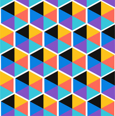 geometric seamless pattern