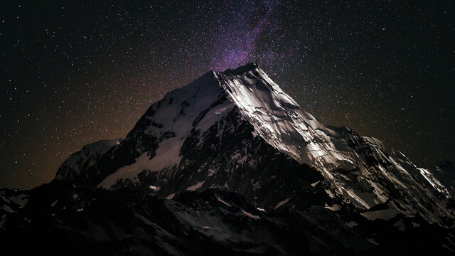 Mountain And Stars