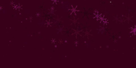 Light Pink vector backdrop with bent lines.