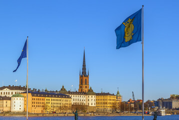 View of Riddarholmen, Stockholm, Sweden