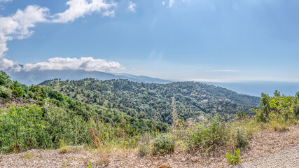 Panorama et paysage sur la Côte d'Azur et Monaco
Landscape on French Riviera and Monaco