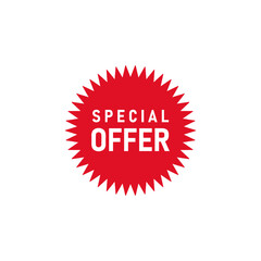 Special offer label icon vector design