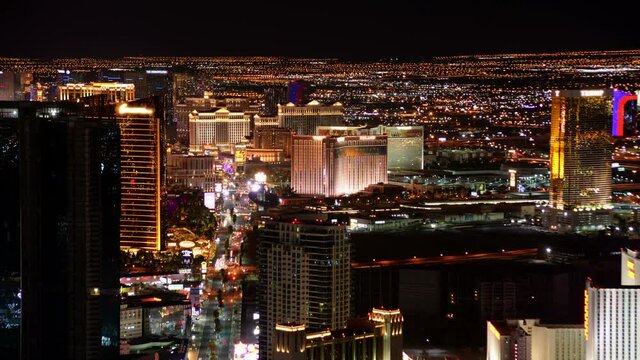 Las Vegas Timelapse Cityscape 03 Las Vegas Strip at Night