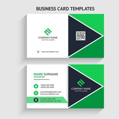 Modern and creative business card vector design template. Horizontal layout. editable business card vector. Perfect for your company. Vector illustration design. Print ready.