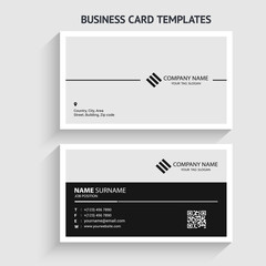 Simple and Clean Business Cards - Corporate Identity Template.