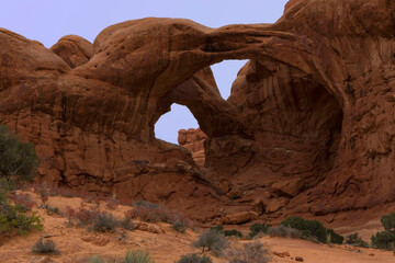 Double Arch in Arches National Park, Utah