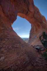 Partition Arch view in Arches National Park, Utah