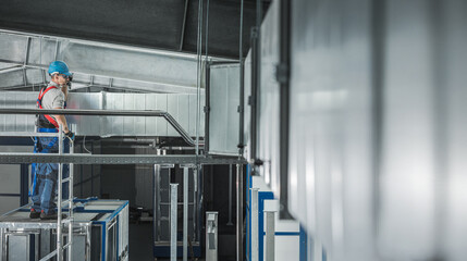 Air Ventilation and Climate Control Inside Commercial Warehouse