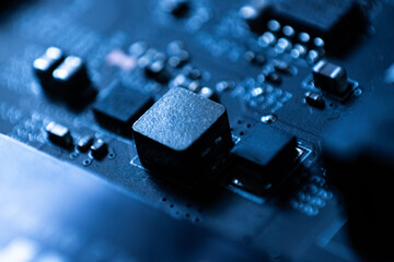 Abstract,close up of Mainboard Electronic computer background. (logic board,cpu motherboard,Main...