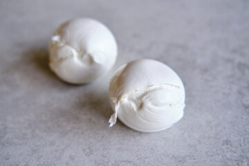 homemade mozzarella cheese balls, traditional italian cheese