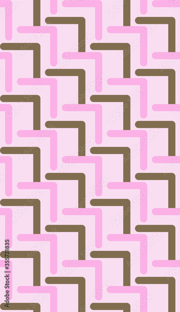 Poster summer theme in vibrant and colorful colors. square and zigzag pattern. seamless pattern. background