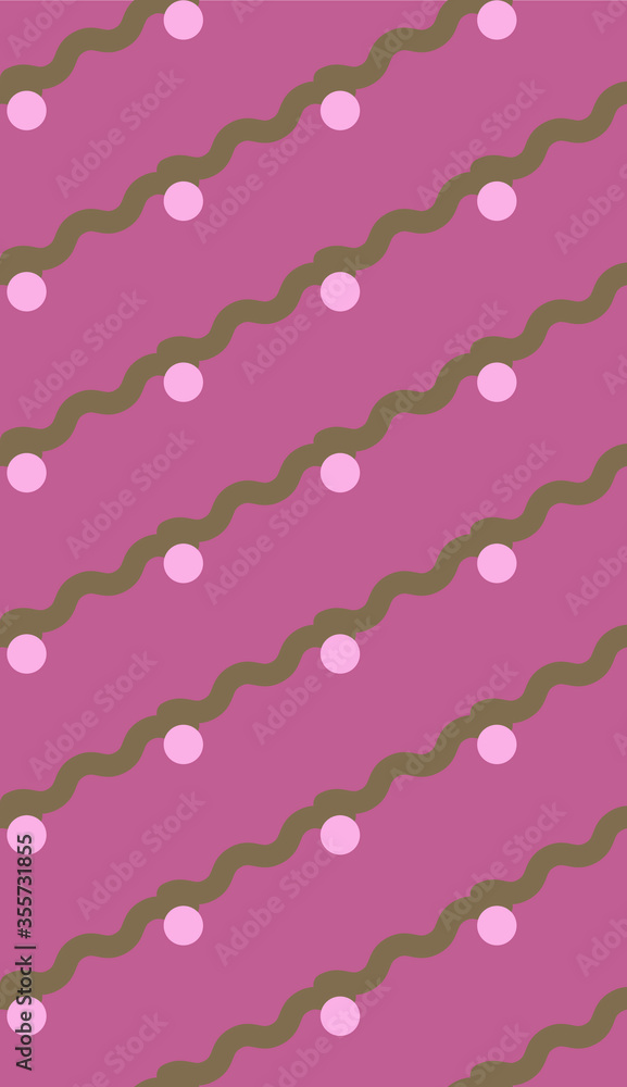 Poster Summer theme in vibrant and colorful colors. square and zigzag pattern. Seamless pattern. Background image.
