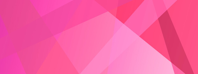 Abstract pink banner background with lines