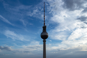 The "Berliner Fernsehturm" (Berlin TV Tower)