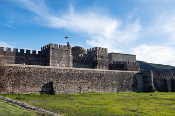 Fototapeta na wymiar Rabati castle, historic landmark in Georgia