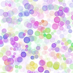 multicolored rainbow bubbles pattern or background