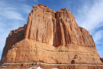 Courthouse Towers in the Arches national Park, Utah	