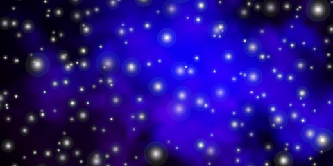 Dark Pink, Blue vector pattern with abstract stars. Modern geometric abstract illustration with stars. Pattern for wrapping gifts.