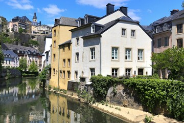 The view of center  in Luxembourg  city, Luxembourg