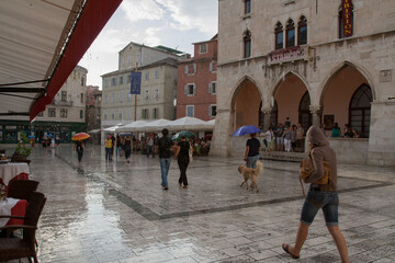 Plac starego miasta - Split, Chorwacja