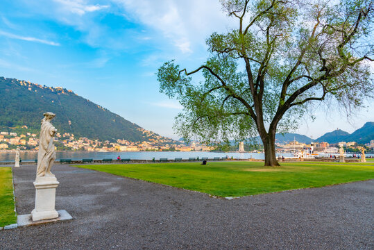 Magnificient villa Olmo in Como, Italy