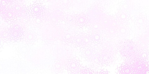 Light Purple vector pattern with abstract shapes.